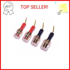 CNCESS CESS-162 Pin Banana Plug to 4mm Female Banana Jack/Speaker Wire, 4 Pack (