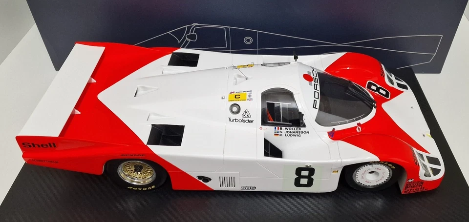 MODELLINO AUTO SCALA 1:12 TSM TRUE SCALE PORSCHE 956 24H LE MANS 1983 MODELLISMO - Immagine 3 di 4
