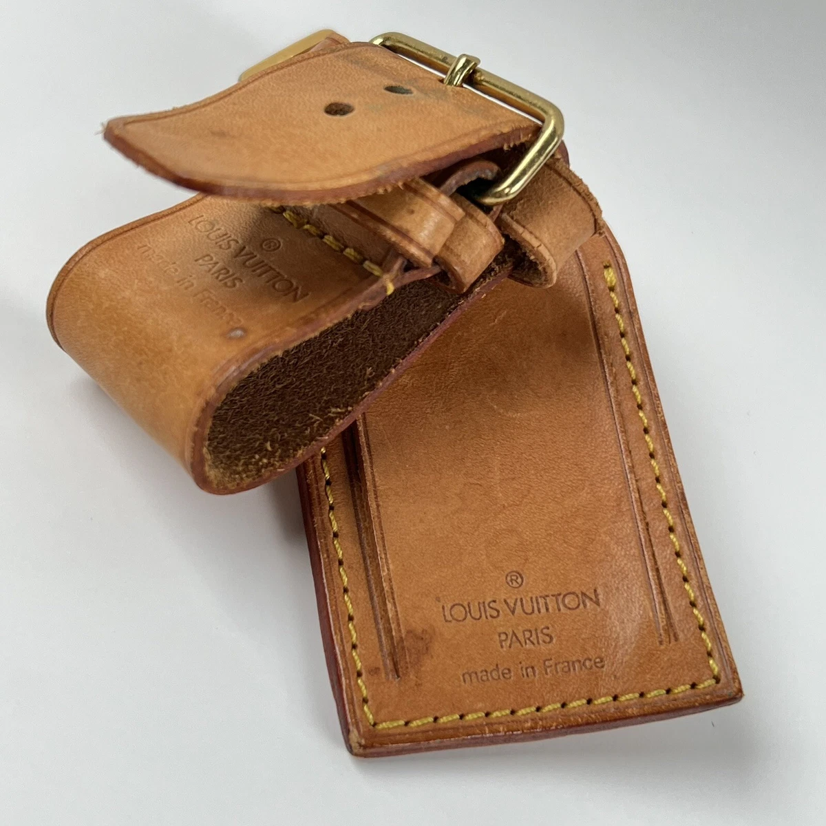 Louis Vuitton Luggage Tag And Poignet Made In France