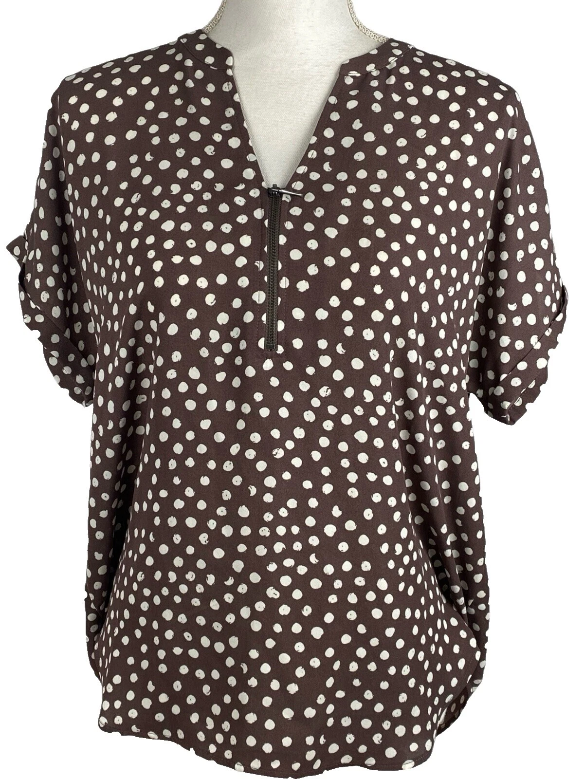 Maurices lunares blusa top para mujeres