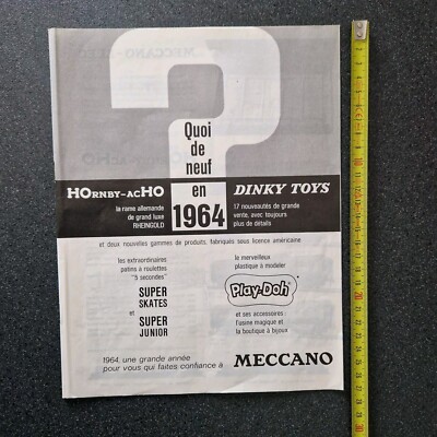 Revue Dinky Toys 1964 – "Quoi De Neuf En 1964" – Document Revendeurs Méccano Hornby