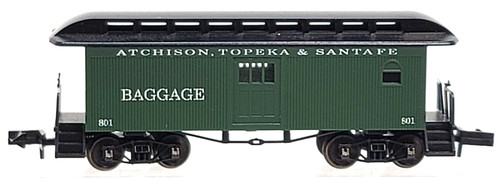 Equipaje Overton ATSF N ROUNDHOUSE 8565 34' #801 rapido cplrs & mtl whls nuevo en caja | Zustand: New