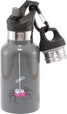 Carl Oscar doppelwandige Thermosflasche grau für Kinder Isolierflasche 0,35 L