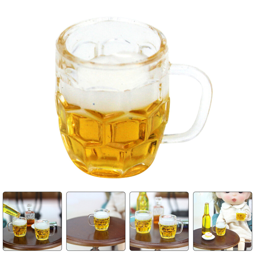 6 Pcs Mini Beer Shot Glasses Dollhouse Drink Accessories Supply Cup eBay