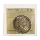 1 Dollar 1967 ICCS MS-64