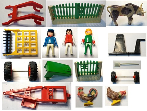 Ersatzteile für Playmobil Bauernhof Tracktor, Anhänger Diverse Tiere 3556 ++++