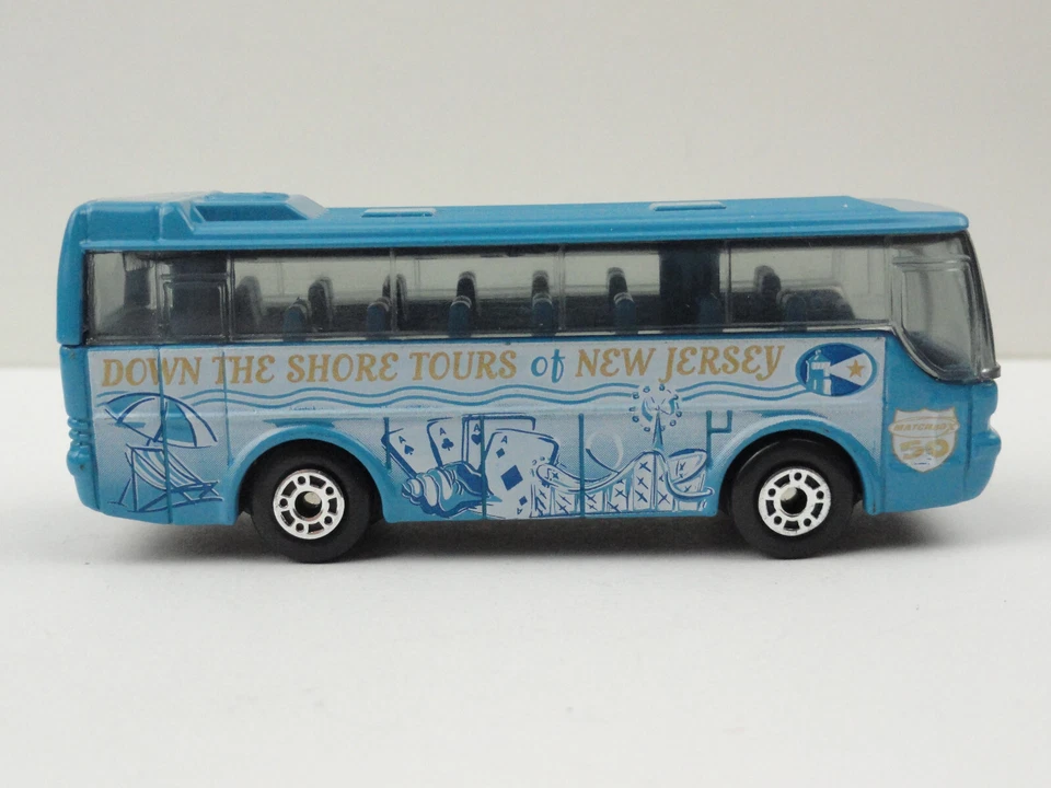 2002 Matchbox Across America #3 Ikarus Coach Down the Shore Tours of New Jersey - Image 4 of 4