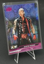 DUSTIN RHODES 2024 Upper Deck AEW Pink Pyro 61/79 Parallel Blaster Exclusive #3