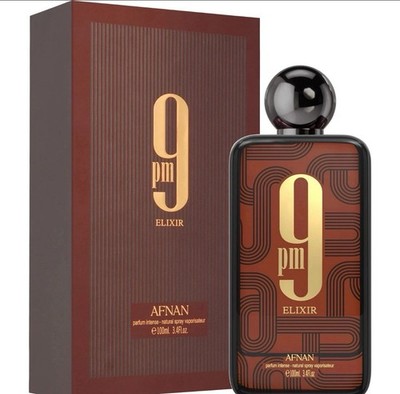 Afnan 9 pm Elixir Parfum Intense 100ml Unisex | New & Sealed Fragrance 