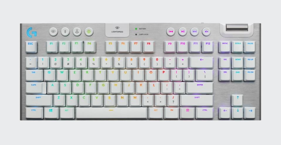 Logitech G915 TKL White Tactile Tenkeyless Lightspeed Wireless