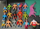 Vintage He-man lot of 17 Masters of the Universe Action Figures Mattel Motu 80's