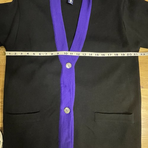 Vtg Nordstrom Individualist Sportswear Sweater Cardigan 100% Merino Wool Sz M - Picture 3 of 4