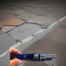 Diving Knife with Blue Sheath  Leg Holster Scuba