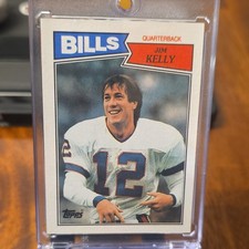 Topps 1987 Jim Kelly #362 Rookie RC Base Set Football Card Buffalo Bills. rookie card picture