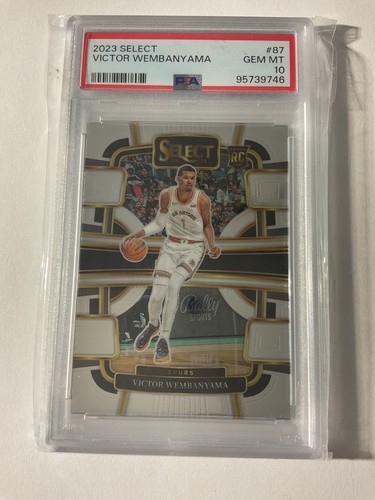 2023-24 Panini Select - Concourse Victor Wembanyama #87 (RC)  PSA 10