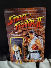 Ryu STREET FIGHTER II 2 3.75" SUPER 7 ReAction MOC NEW