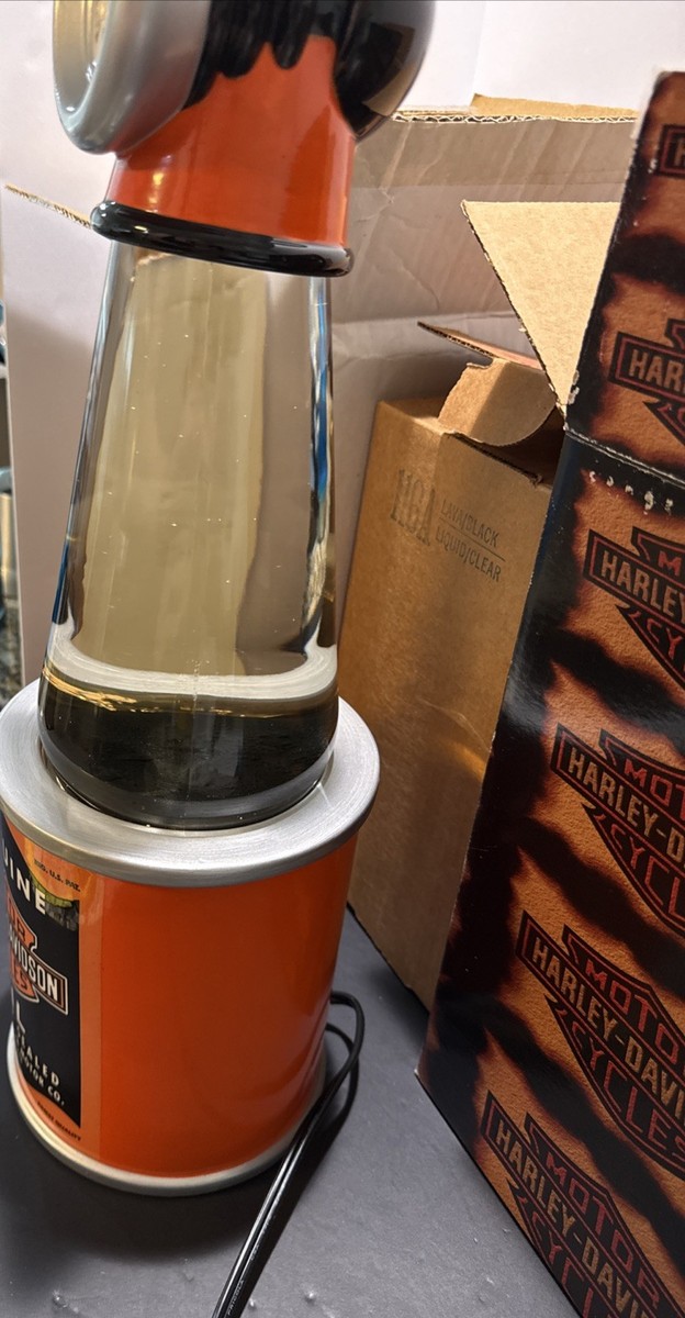 LAVA LAMP - HARLEY DAVIDSON - HAGGERTY- WBox - ICON -VANDOR