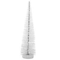 Dekobaum Glitzer 35 Cm - WeißEr Deko Tannenbaum - GroßEr Metall Weihnachtsbaum