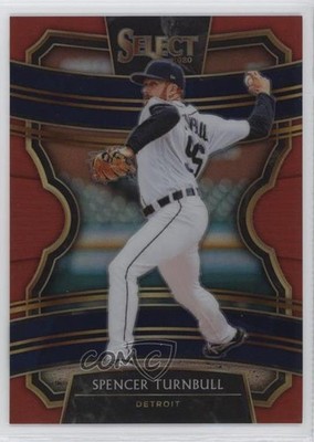 2020 Panini Select Red Prizm 60/199 Spencer Turnbull #55 0q3