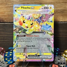 Pikachu ex 057/191 Surging Sparks Holo Doppia Carta Pokemon Rara Near Mint NM