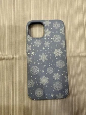 Pela Case for iPhone 13 - Powder Blue Let it Snow
