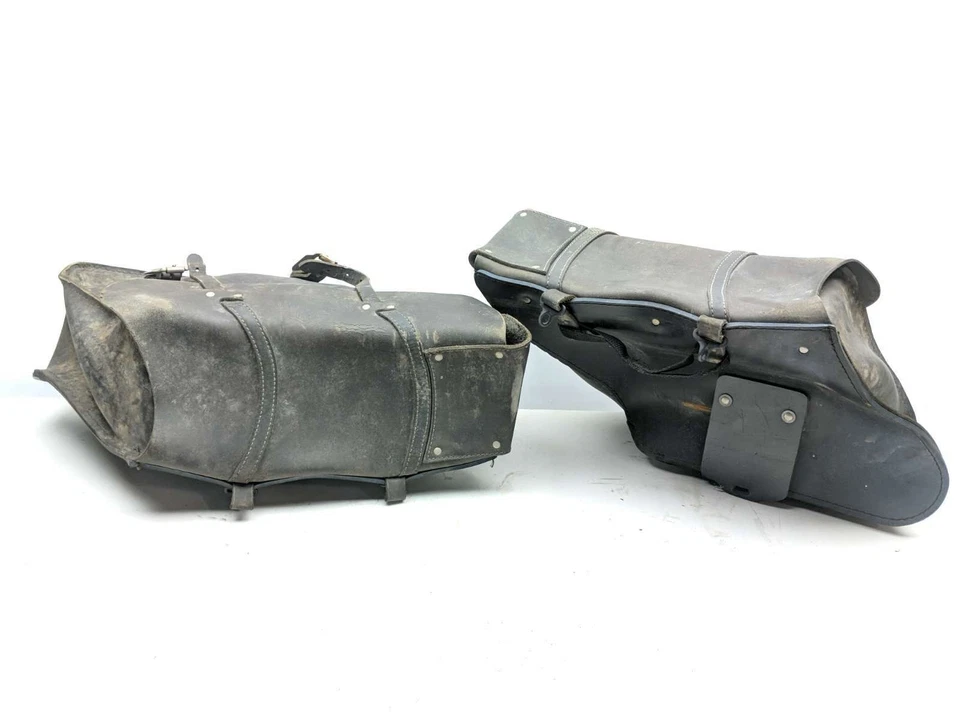 Juego de maletas bolsa de sillín trasero 91 Harley FXDB Sturgis Foto 4 de 4
