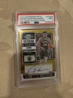 2023 Giannis Antetokounmpo Gold Veteran Ticket Auto /10 Lazer PSA 9 Mint