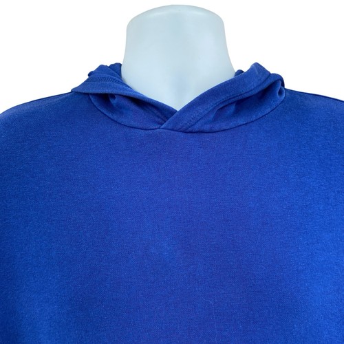 H&M Youth Hooded Sweatshirt Size 16-18 Colorblock Blue Black Gray Long Sleeve - Picture 4 of 13