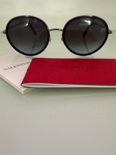 NWT VALENTINO UNISEX SUNGLASSES ROCKSTUD BLACK with GUNMETAL