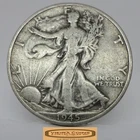 1945 Walking Liberty Half Dollar, 90% Silver - #C59177NQ