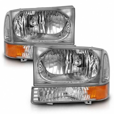 ANZO For Ford F-250/F-350/E-350 Super Duty 1999-2004 Crystal Headlight
