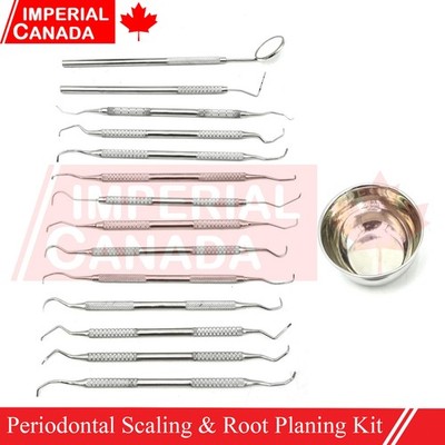 Srp Instruments Periodontal Scaling & Root Planing Kit Dental Instrument Set German ...