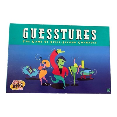 GUESSTURES  The Game of Split-Second Charades Vintage - Complete