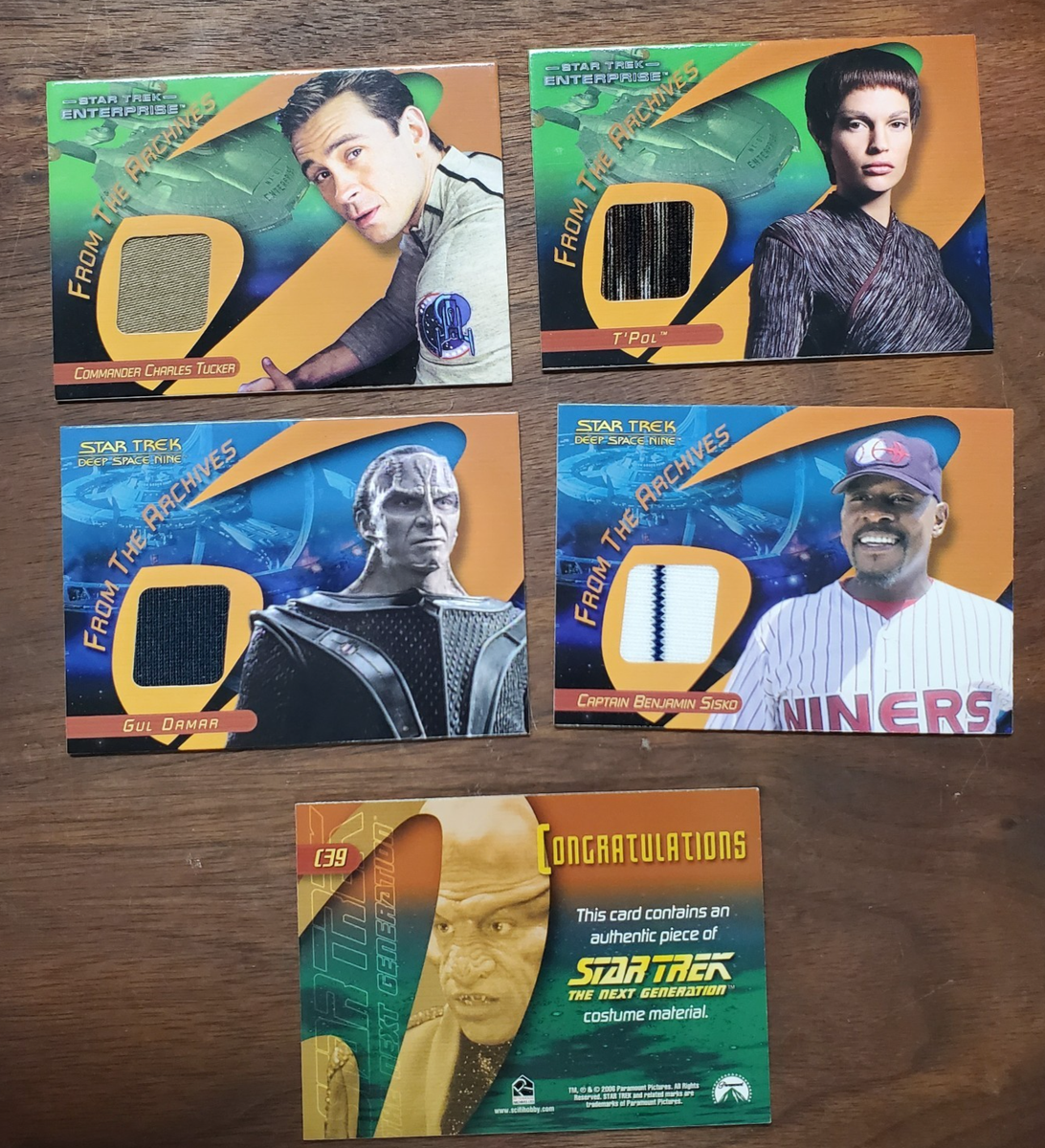 Original Star Trek From the Archives Costume Trading Cards- Your