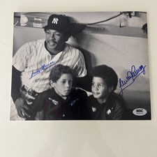 The Alomar's Sandy Sr. Jr. & Roberto Signed New York Yankees 8x10 Type ll Photo