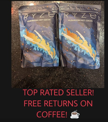 #ad #ad 2 RYZE MUSHROOM HOT COCOA 7.85oz 20 SERVINGS FUNCTIONAL MUSHROOM Hot Chocolate $64.95