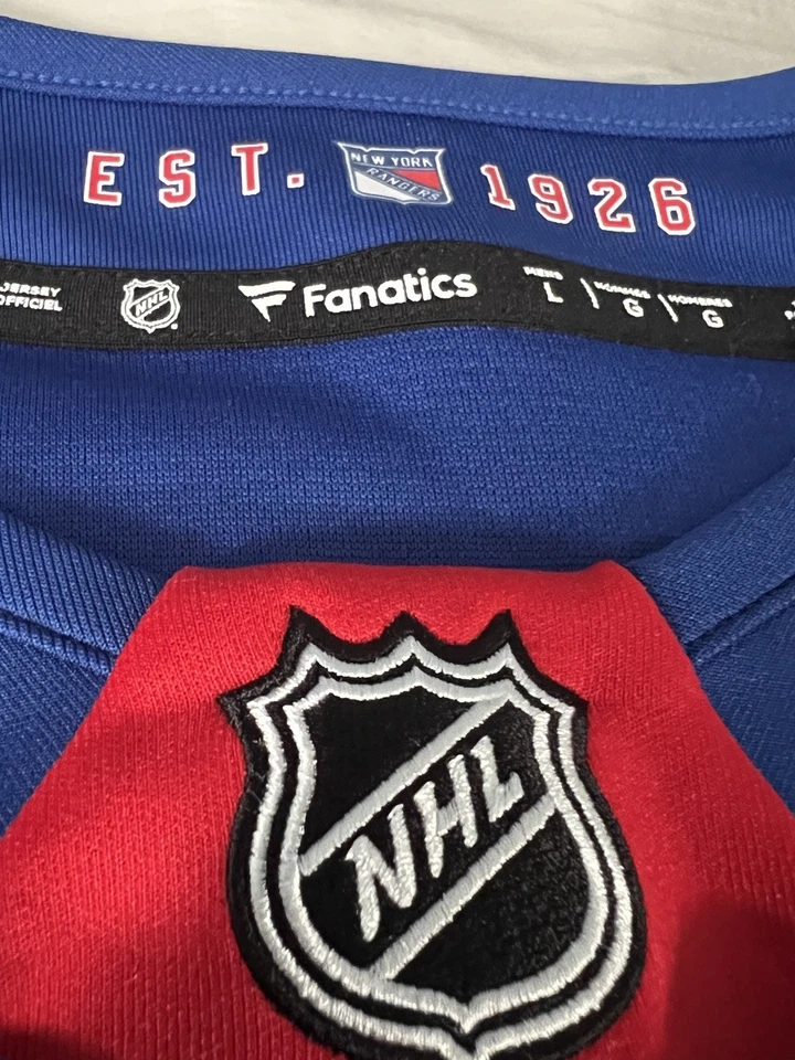 Men's Fanatics Size Large Chris Kreider New York Rangers Home Jersey New - Image 4 of 4