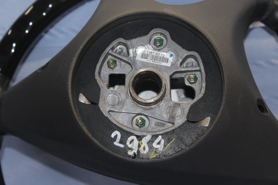 Mercedes SLK R 170 Lenkrad Holz Vogelaugenahorn / Leder A 170 460 22 03 - Bild 3 von 4