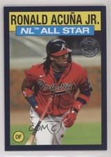 2021 Topps 1986 Topps All-Star Baseball Blue Ronald Acuna Jr #86AS39 o7m