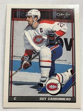 1991-92 O-Pee-Chee #54 Guy Carbonneau Montreal Canadiens