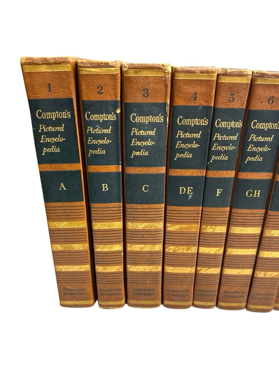 COMPLETE Vintage Compton's Pictured Encyclopedia 1957 Set 1-15 | eBay