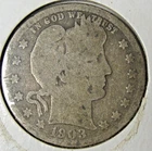 1903-O Barber Quarter - #10939-5
