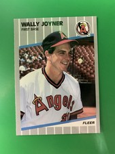 1989 Fleer Glossy Wally Joyner California Angels #481