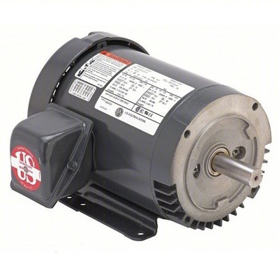 U.S. MOTORS U7P2DC MOTOR, 7-1/2 HP, 230/460V AC, 3-PHASE, CL07, 23J908, NEW!