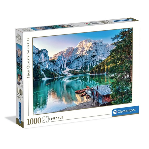 8005125398874 Cle Puzzle 1000 Hq Emerald Lake Braies 39887 Clementoni-image