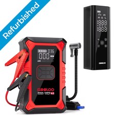 GOOLOO 3000A A3 Jump Starter with Air Compressor & GT150 Tire Inflator Portable