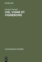 Georges Durand | Vin, Vigne Et Vignerons | Buch | FranzöSisch (1979) | 540 S.