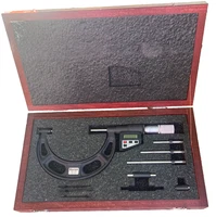 Starrett #714 0 - 4” Digital Micrometer. CLEAN! Missing 3”Standard New Batt.