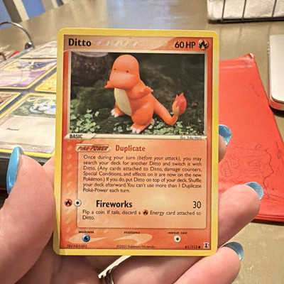 The Pokemon Company Ditto (Charmander) Delta Species 061/113 Reg Eng 60HP 2005