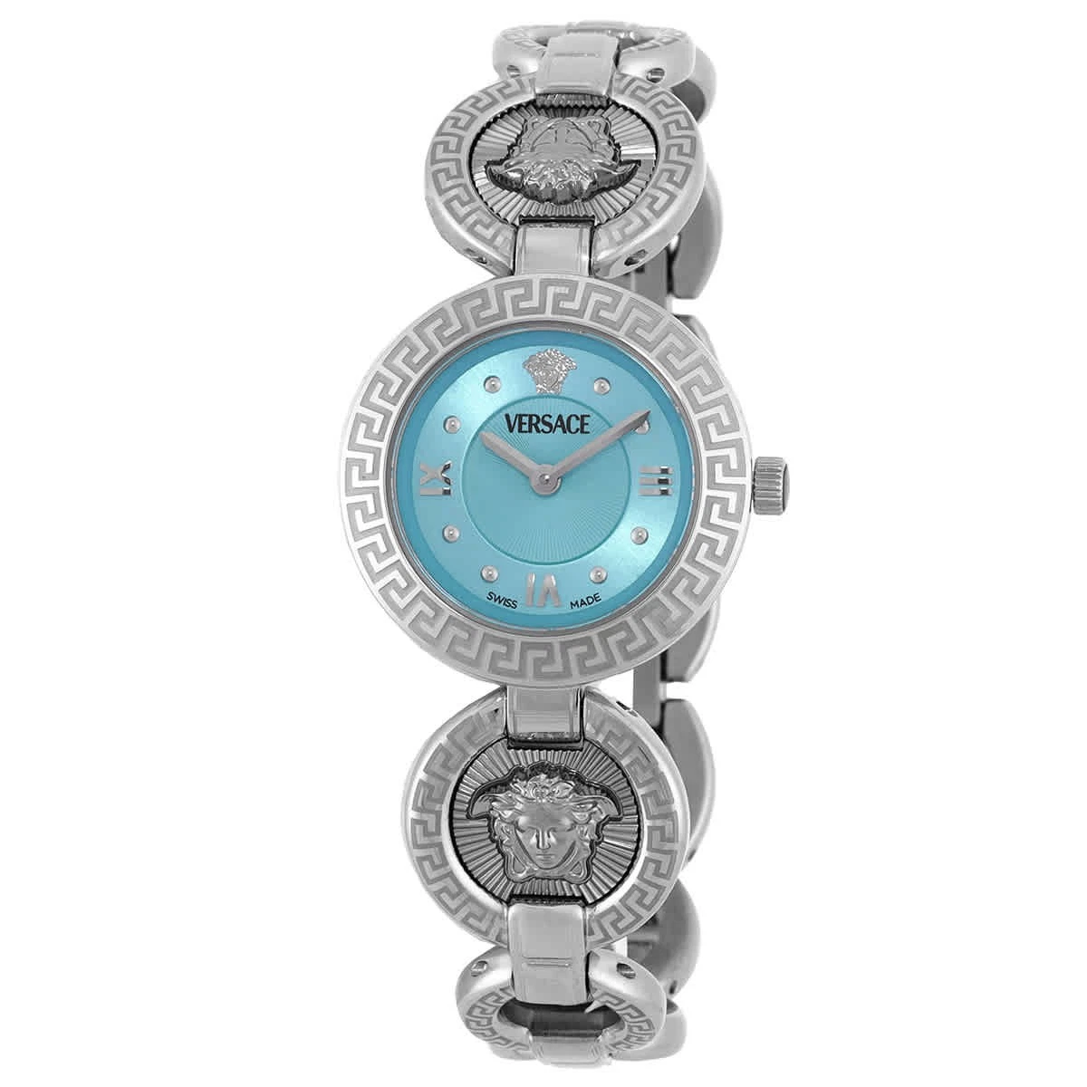 Orologio donna Versace Greca Jewel quarzo quadrante turchese VEWCA0324